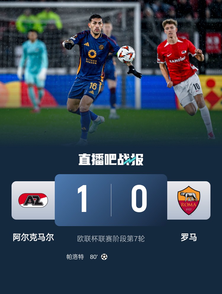 罗马连续击败对手，保持联赛不败