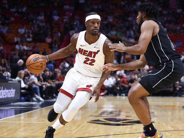 热火惨败篮网，巴特勒低迷18分未能挽回颜面